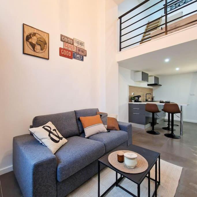 생테티엔 L'Atelier B Magnifique Loft Avec Terrasse Privee 아파트 외부 사진